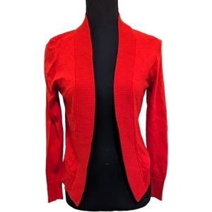 Worthington‎ Contemporary Red Cardigan Sz petite Large